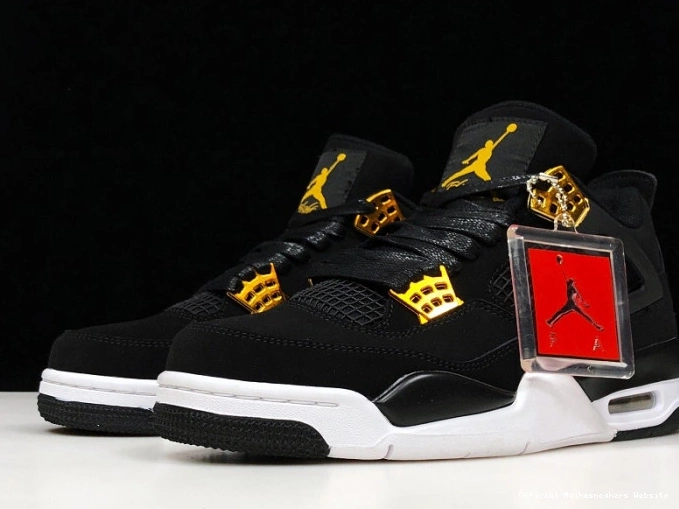 Official Maikesneakers Jordan Metallic Royalty Air Gold-White 308497-032 Black 4 0801